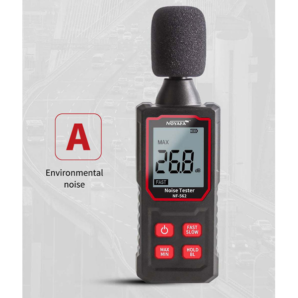 Digital Sound Level Meter Noyafa NF-562, Black