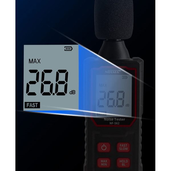 Digital Sound Level Meter Noyafa NF-562, Black