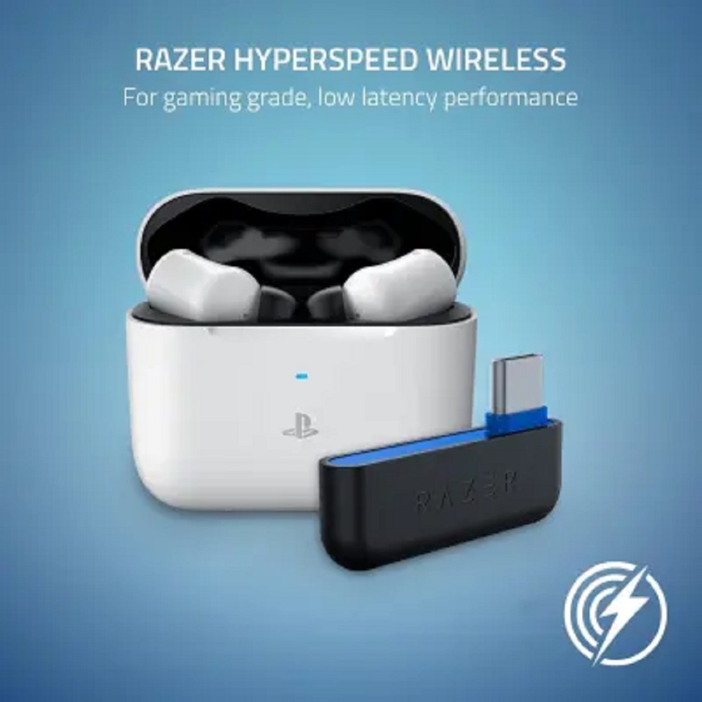 ყურსასმენი Razer RZ12-03820300-R3G1 Hammerhead HyperSpeed, Earbuds, Wireless, Bluetooth, USB, White