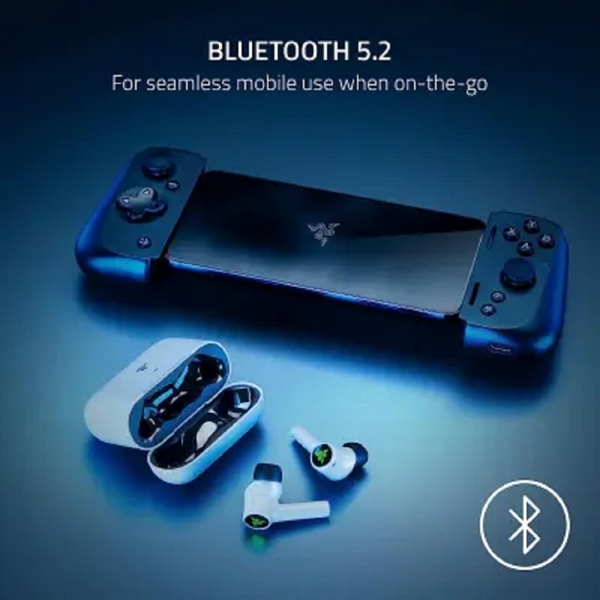 ყურსასმენი Razer RZ12-03820300-R3G1 Hammerhead HyperSpeed, Earbuds, Wireless, Bluetooth, USB, White