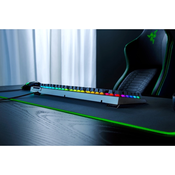 კლავიატურა Razer RZ03-04701800-R3M1 BlackWidow V4 X, Wired, USB, RGB, Mechanical Gaming Keyboard, Black