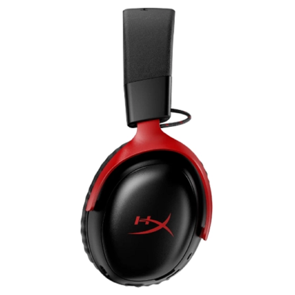 ყურსასმენი HyperX A59Z0AA Cloud III S, Gaming Headset, Wireless, Bluetooth, 2.4 GHz, Black/Red
