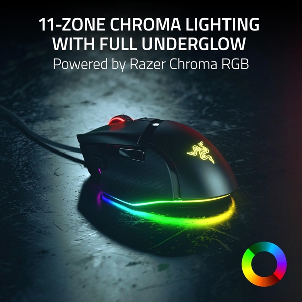 მაუსი Razer RZ01-05230100-R3M1 Basilisk V3 35K, Wired, USB, Gaming Mouse, Black