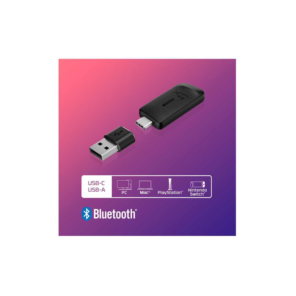 Gaming Headset HyperX A59YZAA Cloud III S, Wireless, Bluetooth, 2.4 GHz, Black