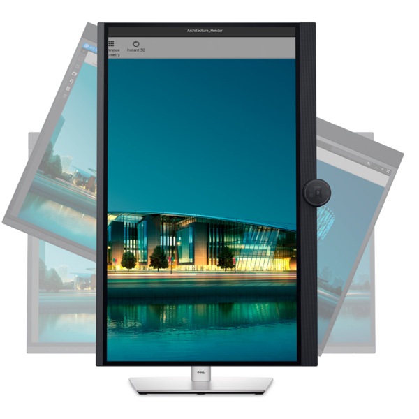 მონიტორი Dell 210-BHNX UltraSharp 32 U3224KBA, 31.5", Monitor, 6K, IPS, HDMI, Mini DisplayPort, USB, USB-C, RJ-45, Silver