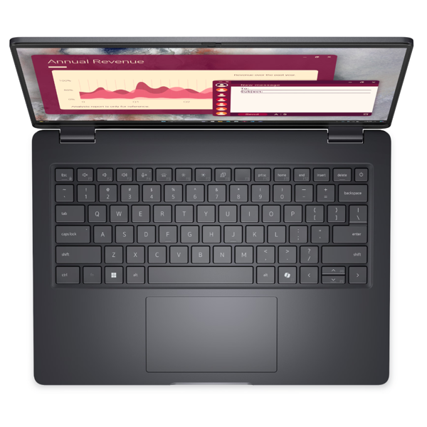 ნოუთბუქი Dell Pro 14 PC14250, 14", Uultra 7-255U, 16GB, 512GB SSD, Integrated, W11P, Black