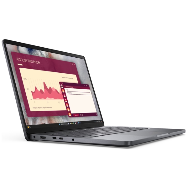 ნოუთბუქი Dell Pro 14 PC14250, 14", Uultra 7-255U, 16GB, 512GB SSD, Integrated, W11P, Black