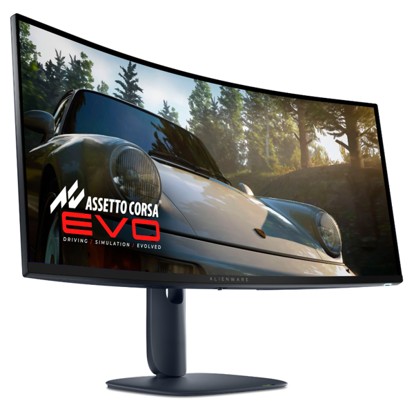 Curved Monitor Dell 210-BRTW 34 Alienware AW3425DW, 34.2", 4K WQHD, QD-OLED, DP, HDMI, USB, USB-C, Blue