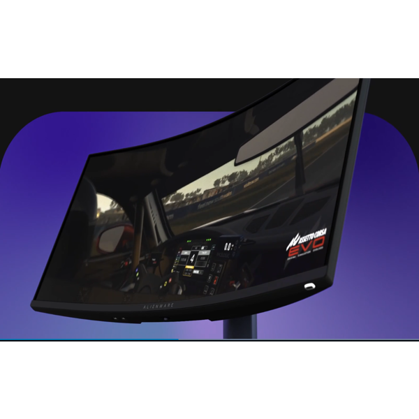 Curved Monitor Dell 210-BRTW 34 Alienware AW3425DW, 34.2", 4K WQHD, QD-OLED, DP, HDMI, USB, USB-C, Blue