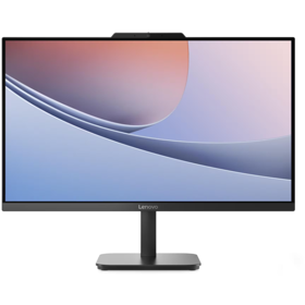 All In One კომპიუტერი Lenovo 13BE000XRU V100, 23.8", Intel N100, 8GB, 256GB SSD, Integrated, Black