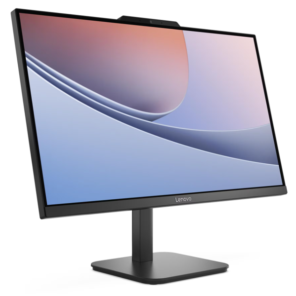 All In One კომპიუტერი Lenovo 13BE000XRU V100, 23.8", Intel N100, 8GB, 256GB SSD, Integrated, Black