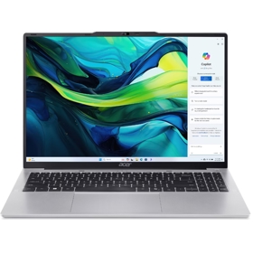 ნოუთბუქი Acer NX.J5RER.001 Aspire Lite 16, 16", i5-1334U, 8GB, 512GB SSD, Integrated, Silver
