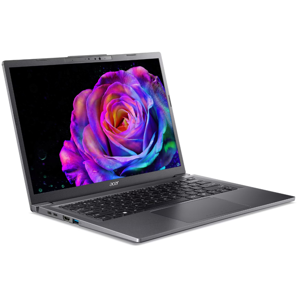 ნოუთბუქი Acer NX.JFVER.005 Aspire 14 AI, 14", Ultra 5-226V, 16GB, 512GB SSD, Integrated, W11H, Iron