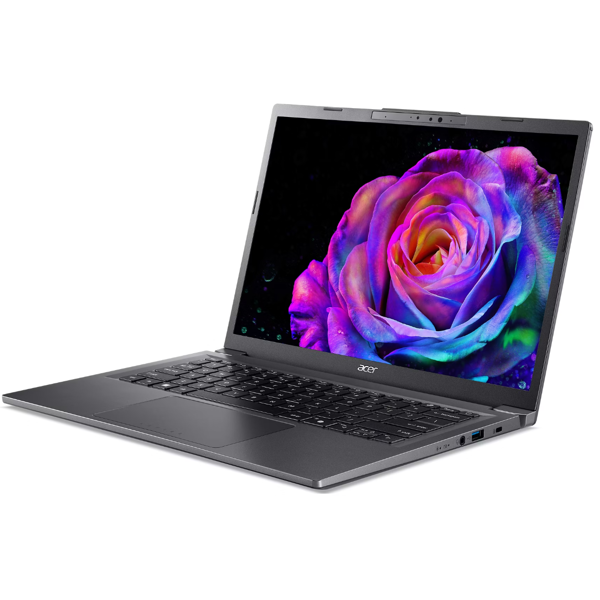 ნოუთბუქი Acer NX.JFVER.005 Aspire 14 AI, 14", Ultra 5-226V, 16GB, 512GB SSD, Integrated, W11H, Iron