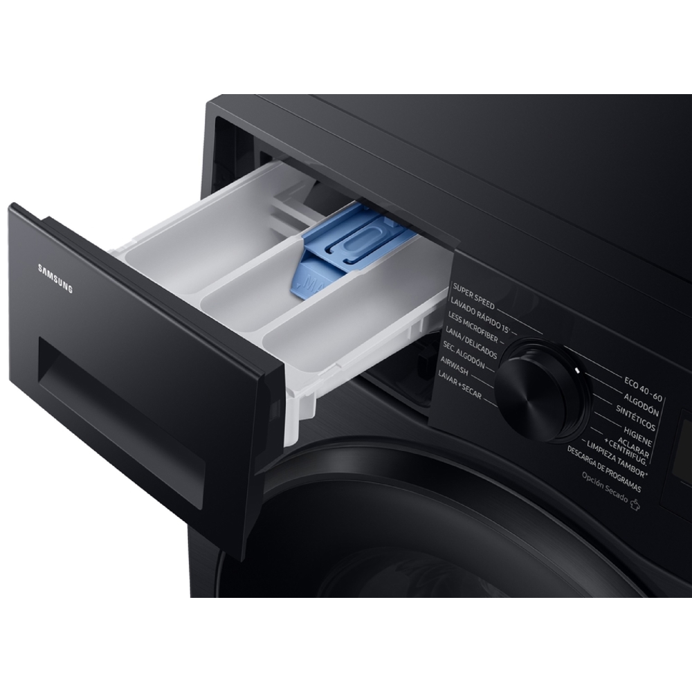 სარეცხი+საშრობი მანქანა Samsung WD90DG5G34BBLP, 9/5Kg, A, 1400Rpm, Washing+Dryer Machine, Black