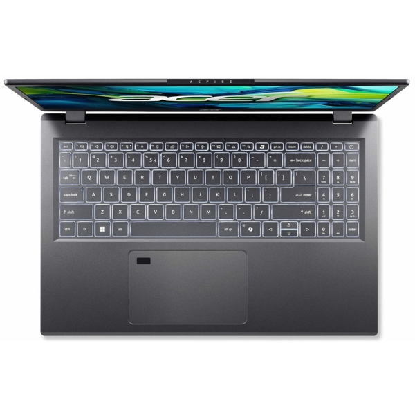 ნოუთბუქი Acer NX.JDHER.001 Aspire 15 A15-61M, 15.6", Ryzen 5-8640HS, 16GB, 512GB SDD, Integrated, Black