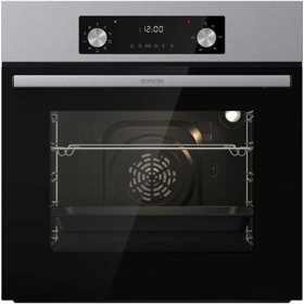 ჩასაშენებელი ელექტრო ღუმელი Gorenje BO6737E02NX, 2900W, 73L, Built-In Electric Oven, Black/Silver