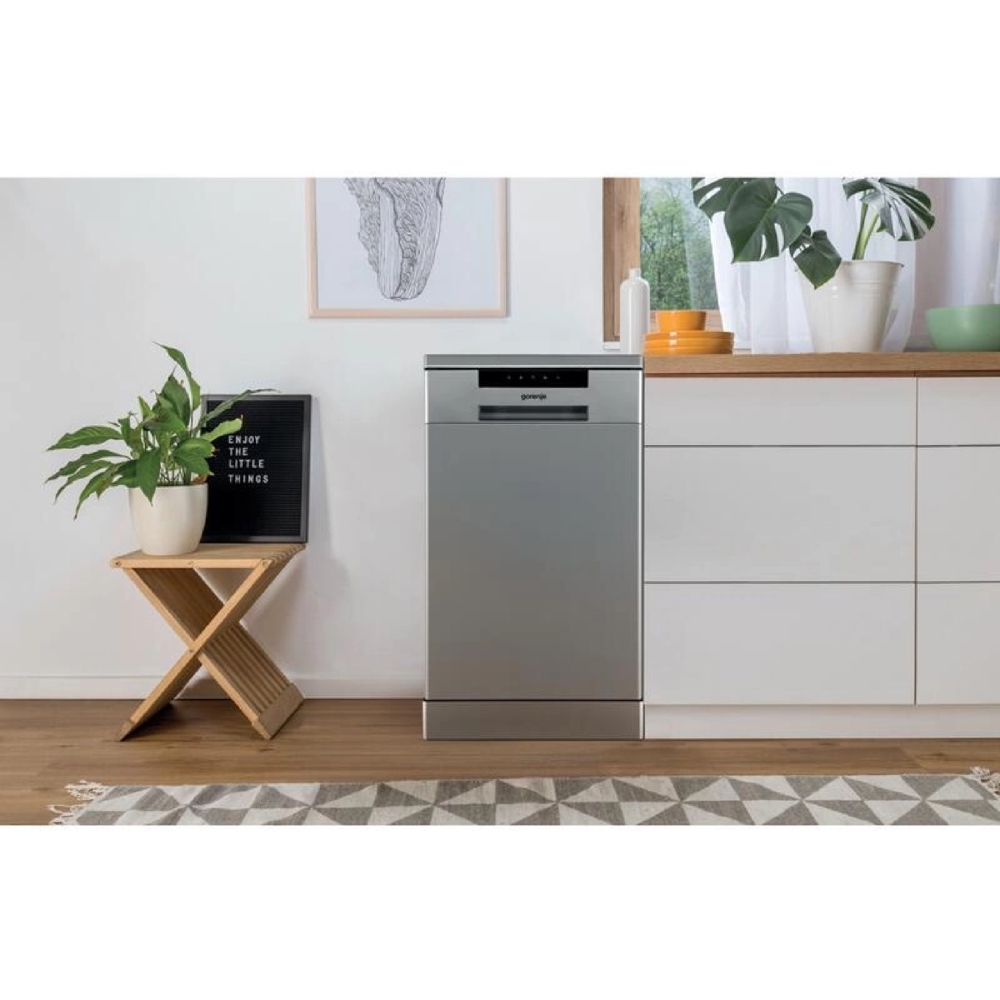 ჭურჭლის სარეცხი მანქანა Gorenje GS522E10S, E, 47Db, Dishwasher, Grey