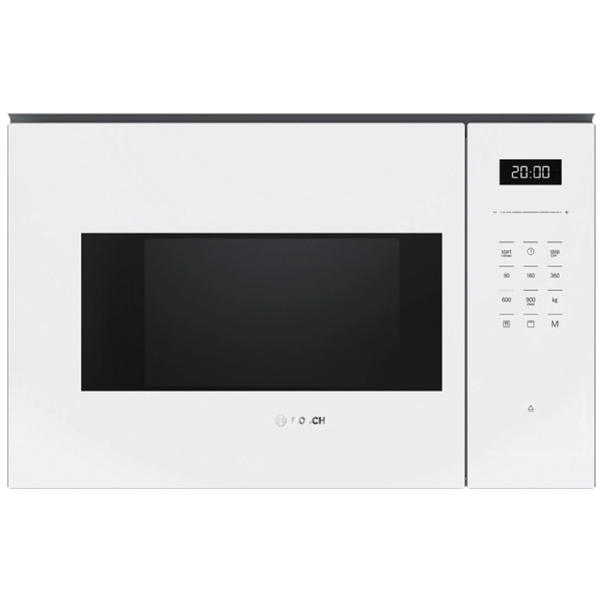 Microwave Oven Bosch BEL554MW2, 1450W, 25L, Built-In, White