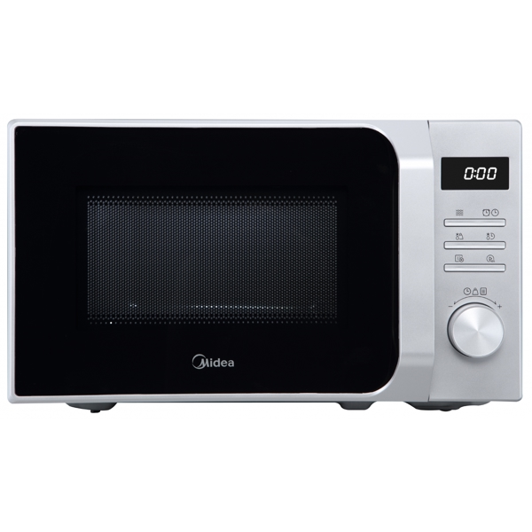 მიკროტალღური ღუმელი Midea AM720C2MV-S, 700W, 20L, Microwave Oven, Silver