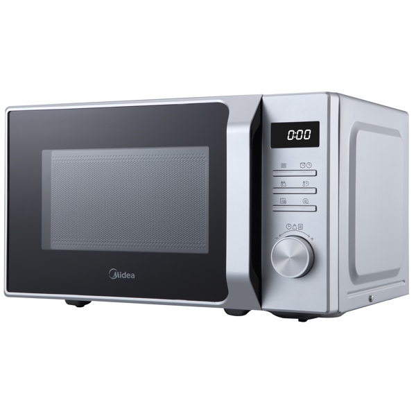 მიკროტალღური ღუმელი Midea AM720C2MV-S, 700W, 20L, Microwave Oven, Silver