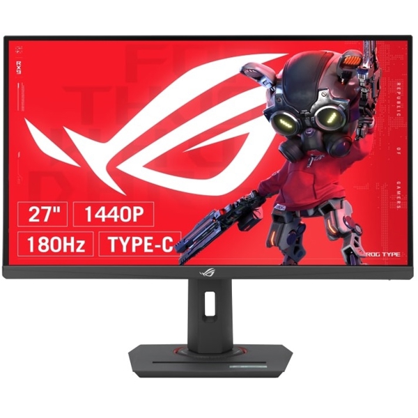 მონიტორი Asus 90LM09Q0-B01170 ROG Strix XG27ACS-W, 27", Monitor, WQHD, IPS, HDMI, DP, USB-C, Black