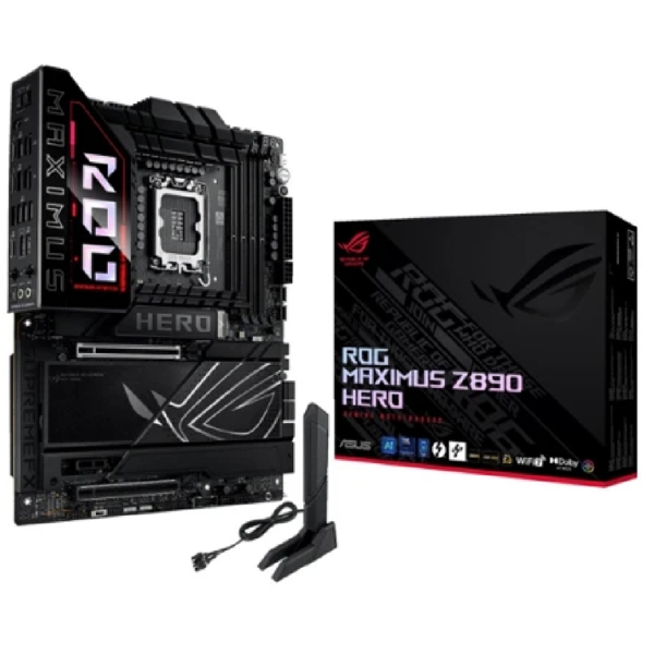 დედა დაფა Asus 90MB1ID0-M0EAY0 ROG MAXIMUS Z890 HERO, LGA1851, DDR5, DIMM, 256GB