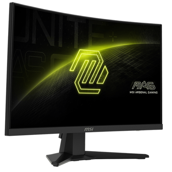 მონიტორი MSI 9S6-3BB31H-027 MAG 244C, 23.6", Curved Monitor, FHD, VA, HDMI, DP, Black