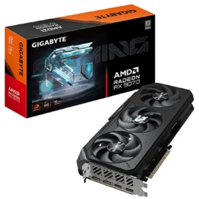 ვიდეო დაფა Gigabyte GV-R9070GAMING OC-16GD, Radeon RX9070, 16GB, 256bit, HDMI, DP, Black