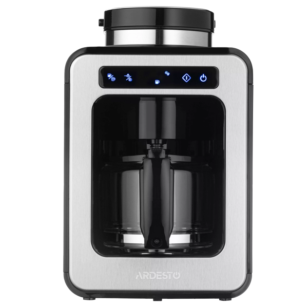 Coffee Machine Ardesto FCM-DG064, 600W, 0.5L, Black/Silver
