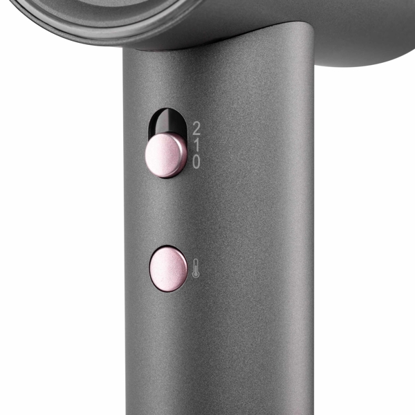 Hair Dryer Ardesto HD-R300PT, 1600W, Pink/Grey