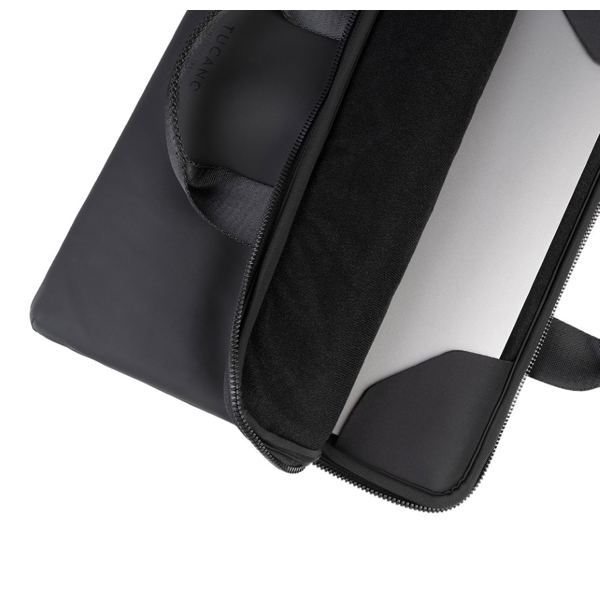 ნოუთბუქის ჩანთა Tucano BSGOM1516-BK GOMMO Super Slim, 16", Laptop Bag, Black