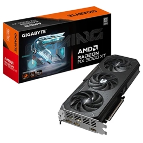 ვიდეო დაფა Gigabyte GV-R9060XTGAMING OC-16GD, Radeon RX 9060 XT, 16GB, 128bit, HDMI, DP, Black