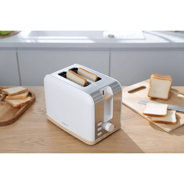 Toaster Ardesto T-F420WWD, 800W, White