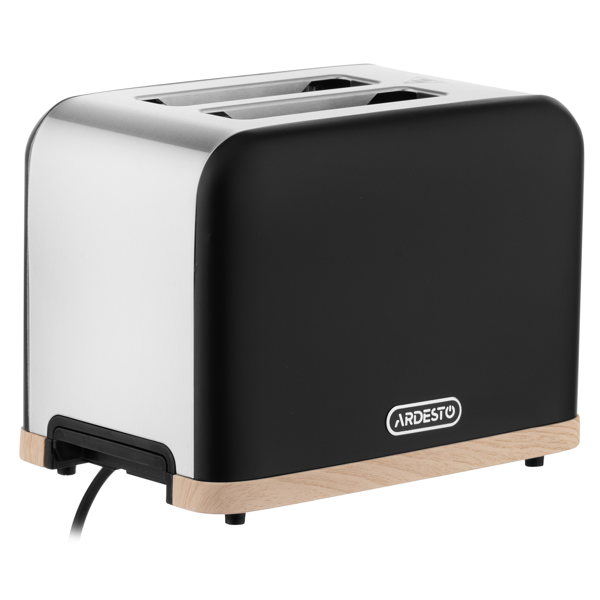 Toaster Ardesto T-F420BWD, 800W, Black