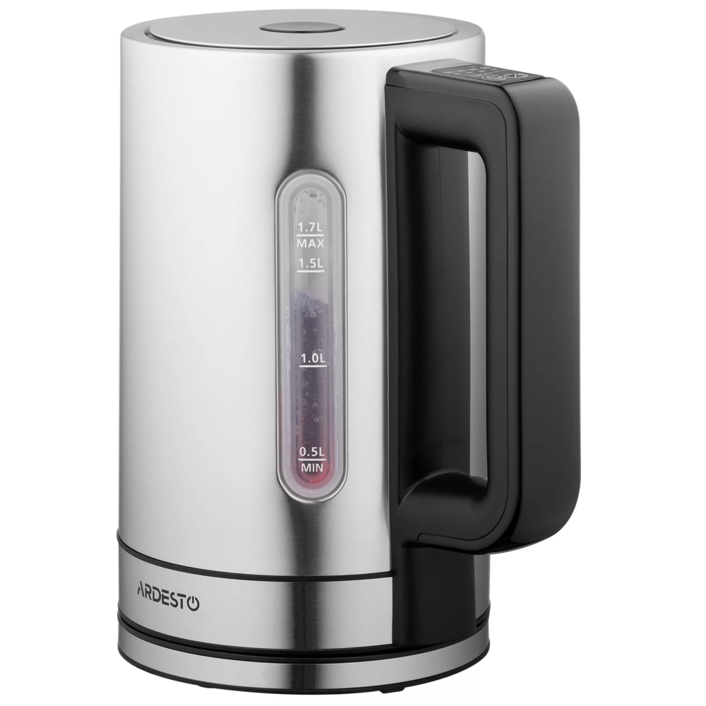 ელექტრო ჩაიდანი Ardesto EKL-FD700SS Steel Collection, 2200W, 1.7L, Electric Kettle, Silver