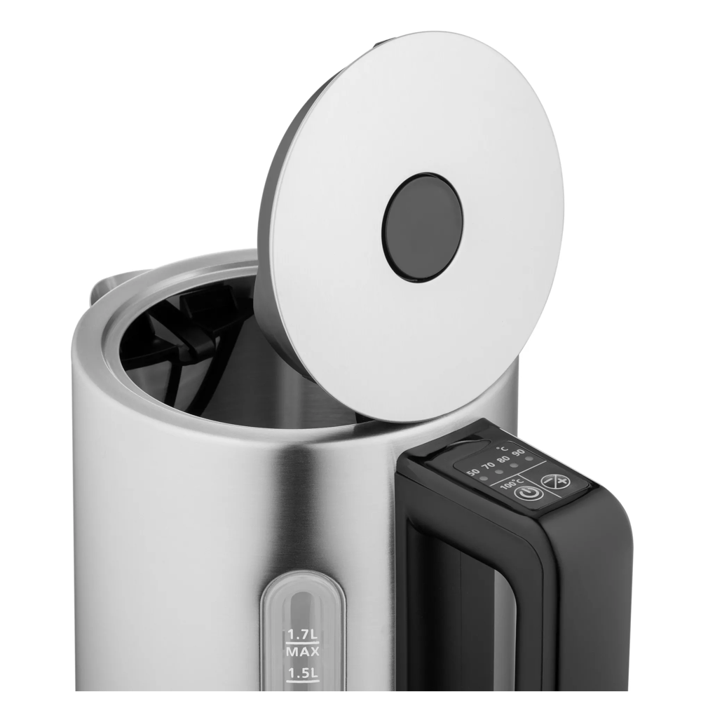 ელექტრო ჩაიდანი Ardesto EKL-FD700SS Steel Collection, 2200W, 1.7L, Electric Kettle, Silver