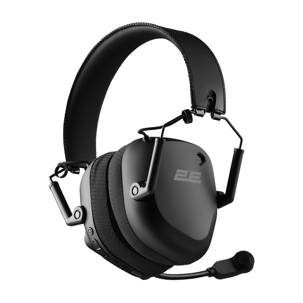 Gaming Headset 2E 2E-HG365BK-WL HG365, Wireless, USB, Bluetooth, Black