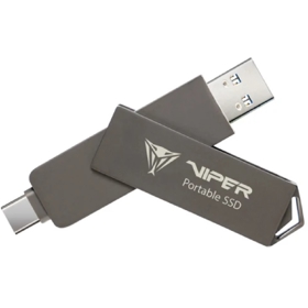 External SSD Patriot PVP30512G28UDG PVP30 Duo Compact, 512GB, M.2, USB, USB-C, Black