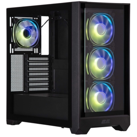 Computer Case 2E 2E-G2302B Dominator Pro, MidT, ATX, Mini-ITX, Micro-ATX, 2xUSB3.0, USBType-C, Black