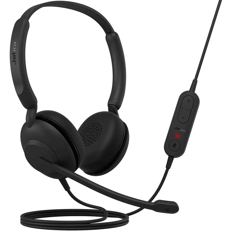 ყურსასმენი Jabra 2699-820-109 Evolve 10 Stereo, Headset, Wired, USB-A, Black