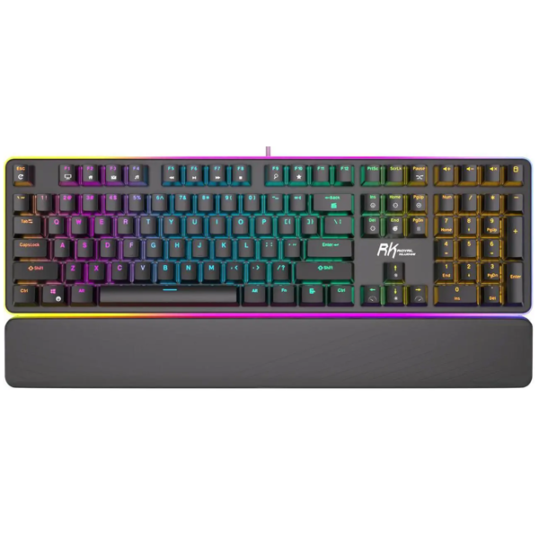 კლავიატურა Royal Kludge RK918 Mechanical Keyboard, Red switch, Wired, USB, Black