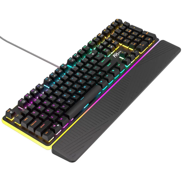 კლავიატურა Royal Kludge RK918 Mechanical Keyboard, Red switch, Wired, USB, Black