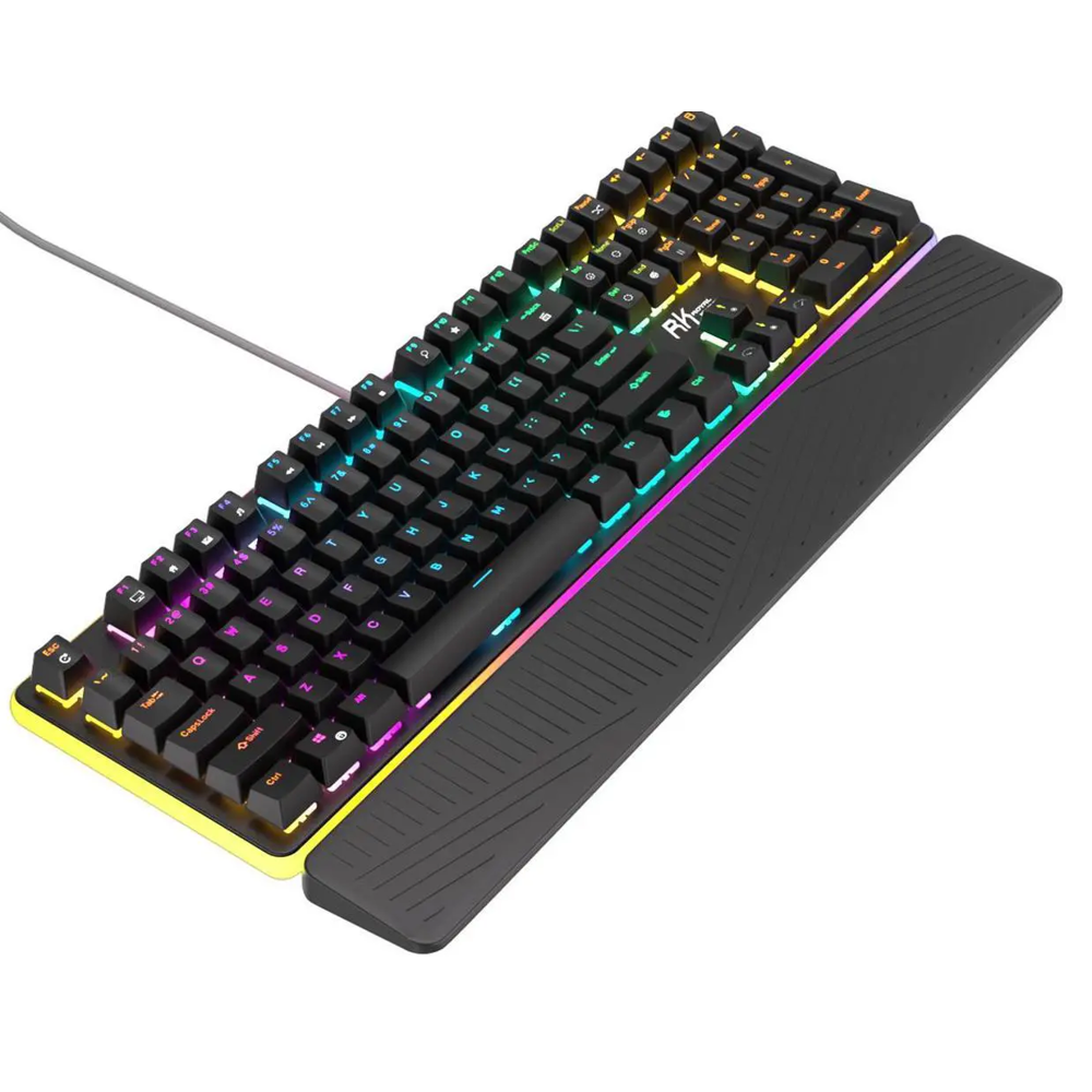 კლავიატურა Royal Kludge RK918 Mechanical Keyboard, Red switch, Wired, USB, Black