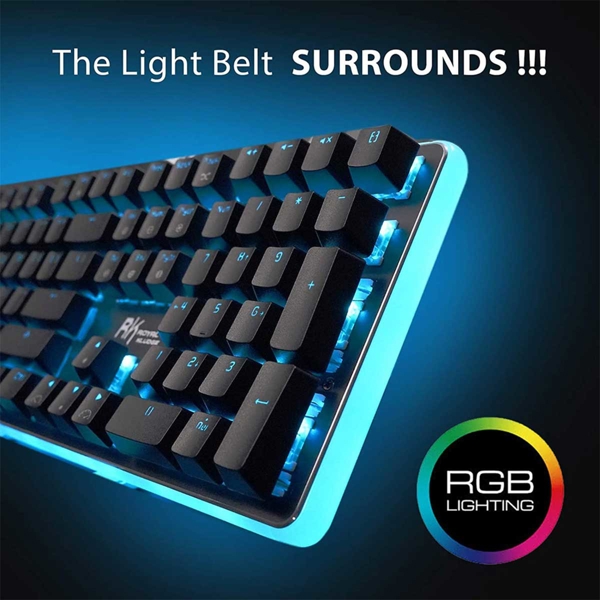 კლავიატურა Royal Kludge RK918 Mechanical Keyboard, Brown switch, Wired, USB, Black
