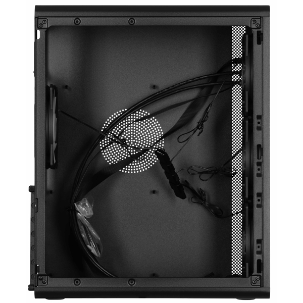 ქეისი 2E 2E-V510B, Computer Case, MidT, ATX, Mini-ITX, Micro-ATX, USB3.0, USB 2.0, USB Type-C, Black