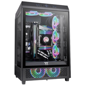 Computer Case ThermalTake CA-1X1-00M1WN-00 The Tower 500, MidT, Mini ITX, Micro ATX, ATX, E-ATX, Type-C, USB 3.0 x 4, HD Audio, Black