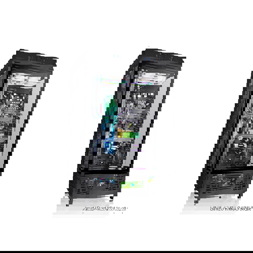 ქეისი ThermalTake CA-1X1-00M1WN-00 The Tower 500, Computer Case, MidT, Mini ITX, Micro ATX, ATX, E-ATX, Type-C, USB 3.0 x 4, HD Audio, Black