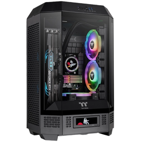 Computer Case ThermalTake CA-1Y4-00S1WN-00 The Tower 300, MicroT, Mini ITX, Micro ATX, Type-C, USB 3.0 x 2, HD Audio, Black