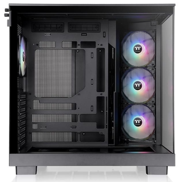 Computer Case ThermalTake CA-11E-00M1WN-00 View 380 XL TG ARGB, MidT, Mini ITX, Micro ATX, ATX, Type-C, USB 3.0 x 2, HD Audio, Black